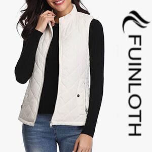 🍍3/$15🍍 Fuinloth White Puffer Vest